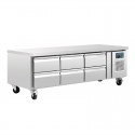 Polar GN laag model koelwerkbank 6 laden