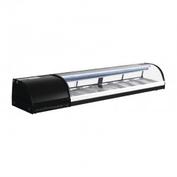 Polar gekoelde sushivitrine 7 x GN1/3