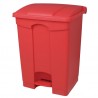 Jantex afvalemmer rood 87L