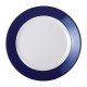 Kristallon Gala melamine bord met blauwe rand 19,5cm