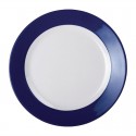 Kristallon Gala melamine borden met blauwe rand 19,5cm