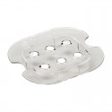 Gastro M polycarbonaat lekrooster GN1/6