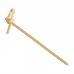 Fiesta bamboeprikkers met krul 9cm