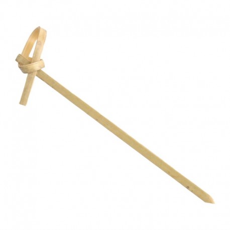 Fiesta bamboeprikkers met krul 9cm