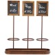Securit wijnfles display drievoudig