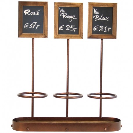 Securit wijnfles display drievoudig