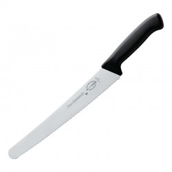 Dick Pro Dynamic gekarteld bakkersmes zwart 25,5cm