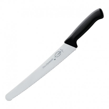 Dick Pro Dynamic gekarteld bakkersmes zwart 25,5cm