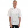 Whites Chicago unisex koksbuis korte mouw wit XL