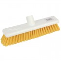 Jantex zachte hygiënische bezem 30cm geel