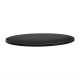 Topalit Classic Line rond tafelblad antraciet 80cm