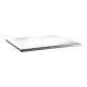 Topalit Classic Line rechthoekig tafelblad wit 120x80cm