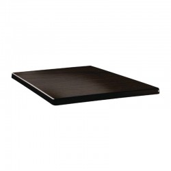 Topalit Classic Line vierkant tafelblad wengé 70cm