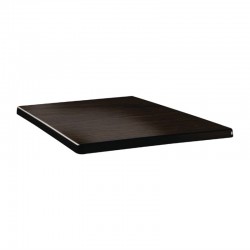 Topalit Classic Line vierkant tafelblad wengé 80cm
