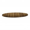 Topalit Classic Line rond tafelblad Atacama kersenhout 70cm