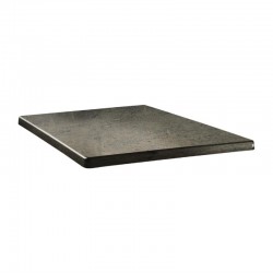 Topalit Classic Line vierkant tafelblad beton 60cm