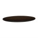 Topalit Smartline rond tafelblad wengé 70cm