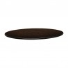Topalit Smartline rond tafelblad wengé 70cm