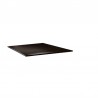 Topalit Smartline vierkant tafelblad wengé 70cm