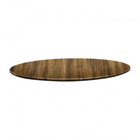 Topalit Smartline rond tafelblad Atacama kersenhout 80cm