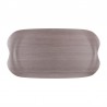 Roltex Wave dienblad grijs houtnerf 43x23cm