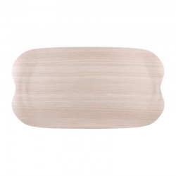 Roltex Wave dienblad licht houtnerf 43x23cm