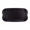 Roltex Wave dienblad donker houtnerf 43x23cm