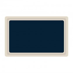 Roltex Original dienblad blauw GN1/1 53x32,5cm