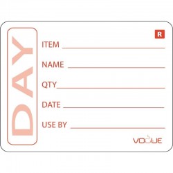 Vogue productstickers bereide maaltijden