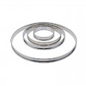 Matfer Bourgeat platte RVS taartring glad 16cm