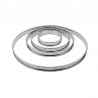 Matfer Bourgeat platte RVS taartring glad 16cm