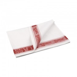 Vogue glasdoek rood
