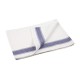 Vogue theedoek met blauwe rand