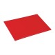 Hygiplas antibacteriële HDPE snijplank rood 455x305x12mm