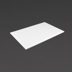 Hygiplas antibacteriële HDPE snijplank wit 455x305x12mm