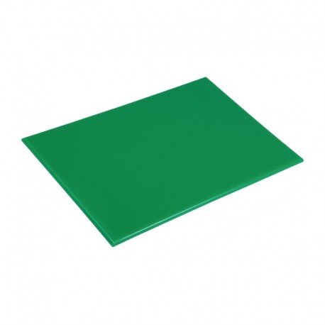 Hygiplas antibacteriële HDPE snijplank groen 455x305x12mm