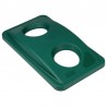 Rubbermaid Slim Jim deksel groen