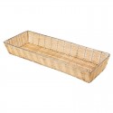 Olympia stapelbare polyrotan mand met frame 60x22cm