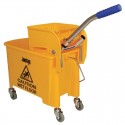 Jantex rolemmer met wringer geel 20L