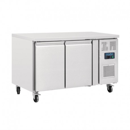 Polar 2-deurs gekoelde werkbank 228ltr
