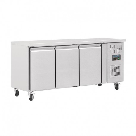 Polar 3-deurs gekoelde werkbank 339ltr