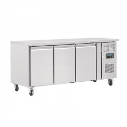 Polar 3-deurs gekoelde werkbank 417ltr