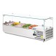 Polar opzetkoelvitrine 5x GN1/4