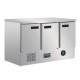 Polar 3-deurs gekoelde werkbank 368ltr