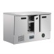 Polar 3-deurs gekoelde werkbank 368ltr