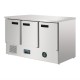 Polar 3-deurs gekoelde werkbank 368ltr