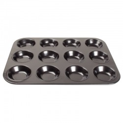 Vogue koolstofstalen antikleef bakvorm 12 mini-muffins