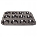 Vogue koolstofstalen anti-kleef bakvorm 12 mini-muffins