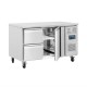 Polar gekoelde werkbank 1 deur en 2 laden 228ltr