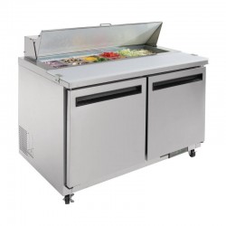 Polar 2-deurs gekoelde saladette 405ltr